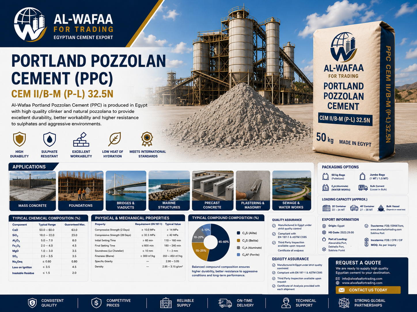Portland Pozzolana Cement